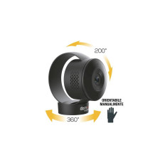 Smart Camera Ring Full HD Wi-Fi si controlla dallo smartphone tramite l'app Dom-e