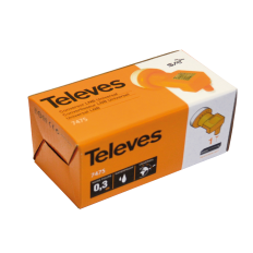 Televes 7475 Convertitore LNB Singolo universale, da una sola uscita con le quattro polarità/banda (Ha, Hb, Va, Vb).
