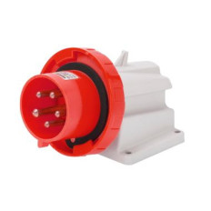 GEWISS 60430 SPINA FISSA DA PARETE A 90° - IP67 - 3P+T 16A 380-415V - ROSSO - 6H - CABLAGGIO A VITE