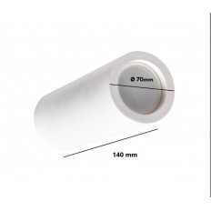 Faretto PLAFONE in GESSO, Rotondo, 1xGU10 230V, Bianco, Ø 70 x H140 mm