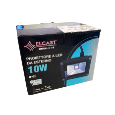 Proiettore LED COB da esterno 10W 700 lumen IP65 12/24Vdc Bianco Freddo