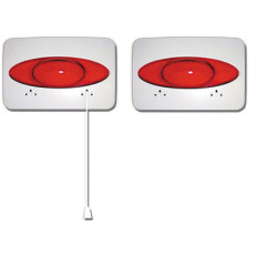 URMET 6600/501 Kit chiamata allarme bagno, Ermes, con terminale interno e terminale esterno con sirena acustica