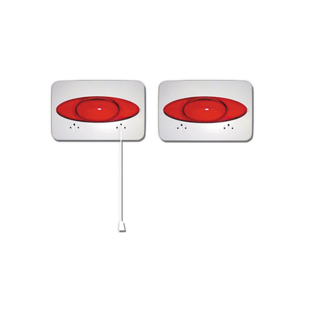 URMET 6600/501 Kit chiamata allarme bagno, Ermes, con terminale interno e terminale esterno con sirena acustica
