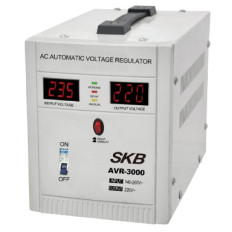 AVR-3000 - Stabilizzatore di tensione monofase professionale 3000VA 1800W SKB