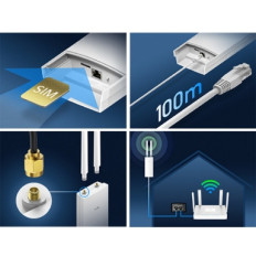 Router Wi-Fi 4G LTE AC1200 da esterno IP65 - LT500 Outdoor EU