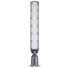 STREET LED 100 - Lampione con fissaggio a palo 100W, 10.000lm, 4000K, braccio regolabile, IP65
