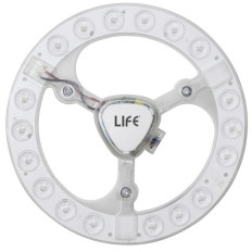 MODULO LED A DISCO CON MAGNETE 24W, 3000K, 1950LM, Alimentazione 230V