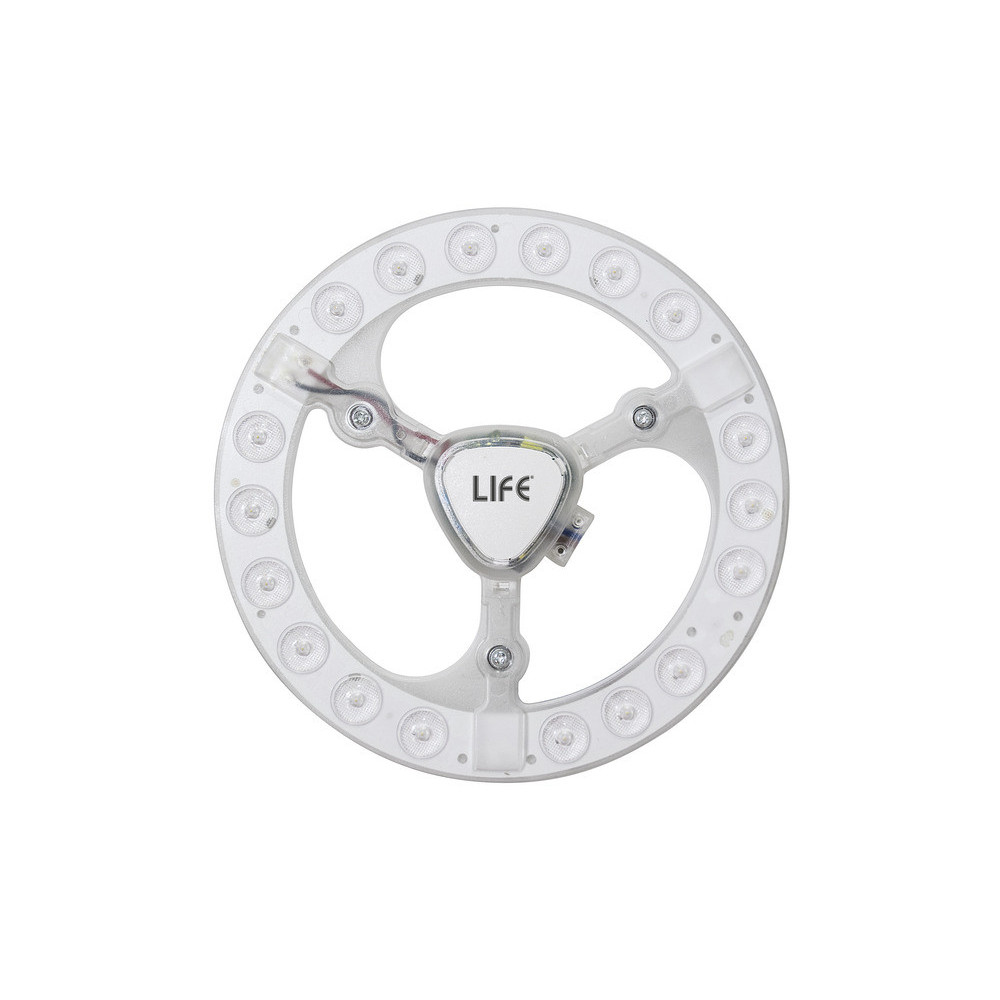 MODULO LED A DISCO CON MAGNETE 24W, 3000K, 1950LM, Alimentazione 230V