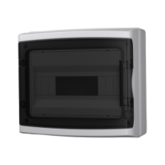 Marlanvil 940.12 Centralino da PARETE 12 Moduli DIN con portello fumè IP65