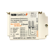Alimentatore Elettronico per lampade FLUORESCENTI COMPATTE  2 X 26W - Tecno Switch BF226PL