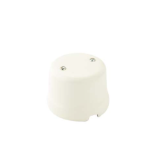 FAI 9005/BI Scatola derivazione a 2 uscite in ceramica BIANCO stile RETRO'