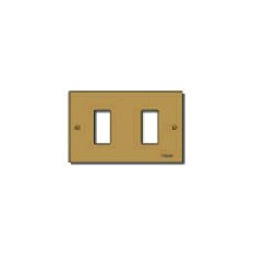 VIMAR 08536.BR - Piastra 2 Moduli BRONZO per telaio 3 Mod. 08531 serie 8000