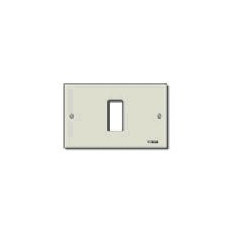 VIMAR 08535 - Piastra 1 Modulo alluminio anodizzato per telaio 3 Mod. 08531 serie 8000