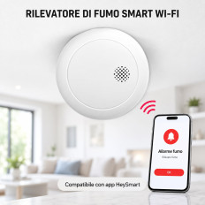 Rilevatore di fumo Smart Wi-Fi HEY SMOKE | ELETTROSUD