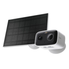 Tapo Kit Telecamera Outdoor Wireless 1080p + Pannello Solare, Batteria 5200mAh, AI e Visione Notturna a colori