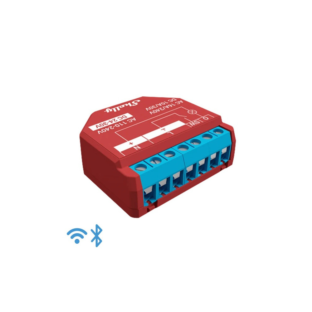 Shelly Plus 1PM - Smart Relay 16A AC/DC WiFi/BT + PM