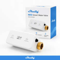Shelly NEO Smart Water Valve  – Valvola Intelligente per Acqua DN25 Wi-Fi + Bluetooth