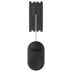 Vimar Arké 19052 Pulsante 1P NO 10 A 250 V a tirante, con 1,5 m cordone e pomello, grigio