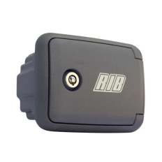 RIB ACJ9078 Cassaforte Stone da incasso a chiave tubolare + sblocco serranda