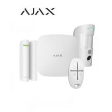 Ajax StarterKit Cam Plus HDR Bianco Wi-Fi / 4G / Ethernet