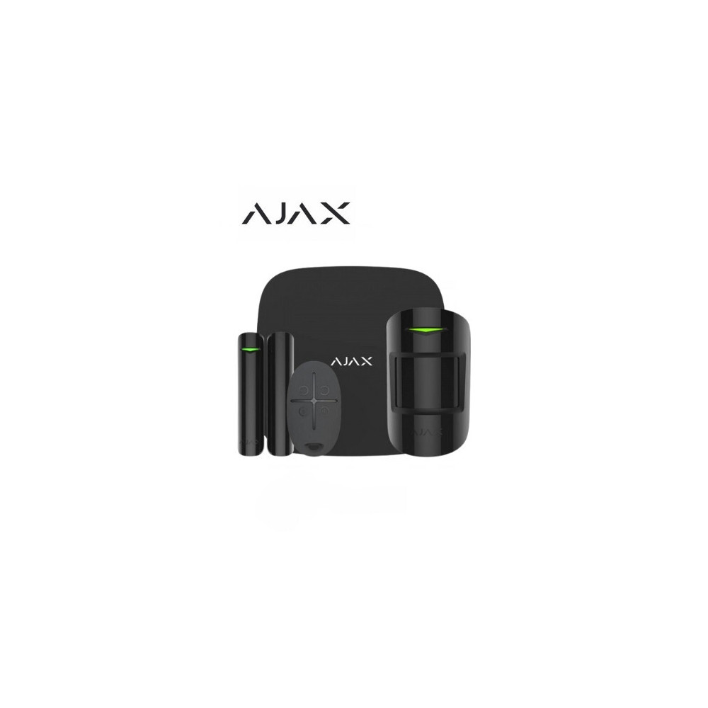 Ajax Kit di base 4G (StarterKit 4G) nero + SIM AJAX DA ATTIVARE INCLUSA