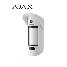 Ajax Sensore di movimento da esterno con fotocamera (MotionCam) da esterno bianc