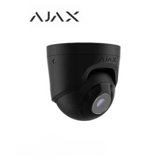 Ajax Telecamera Dome IP PoE (TurretCam) (8 Mp/2.8 mm) Nera
