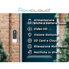 Videocitofono/Campanello Wi-Fi 15S da Esterno IP54