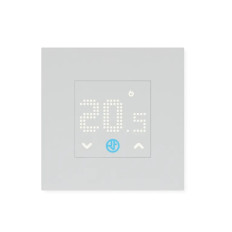 FINDER 1T.T1.8.230.0000 Termostato da incasso per scatola 503 e Tonda, alimentazione 230V, Bianco.