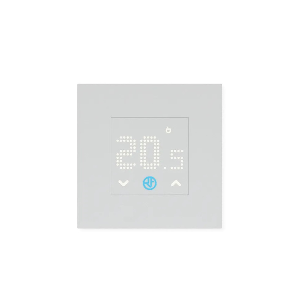 FINDER 1T.T1.8.230.0000 Termostato da incasso per scatola 503 e Tonda, alimentazione 230V, Bianco.