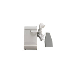 UNIVEL serie EVOLUTION 6331T.B Pulsante unipolare a Tirante 16AX 250V 1 modulo, BIANCO