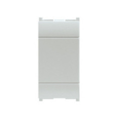 UNIVEL serie EVOLUTION 6201.B Tasto Copriforo Falso Polo, 1 modulo, BIANCO