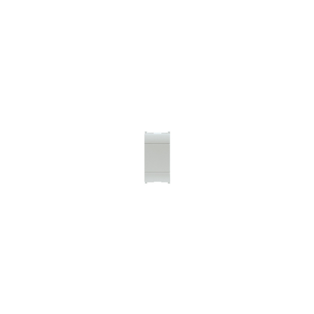 UNIVEL serie EVOLUTION 6201.B Tasto Copriforo Falso Polo, 1 modulo, BIANCO