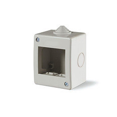 UNIVEL serie EVOLUTION 4122 Contenitore da parete 2 modulo IP40 per frutti EVOLUTION e Bticino MAGIC