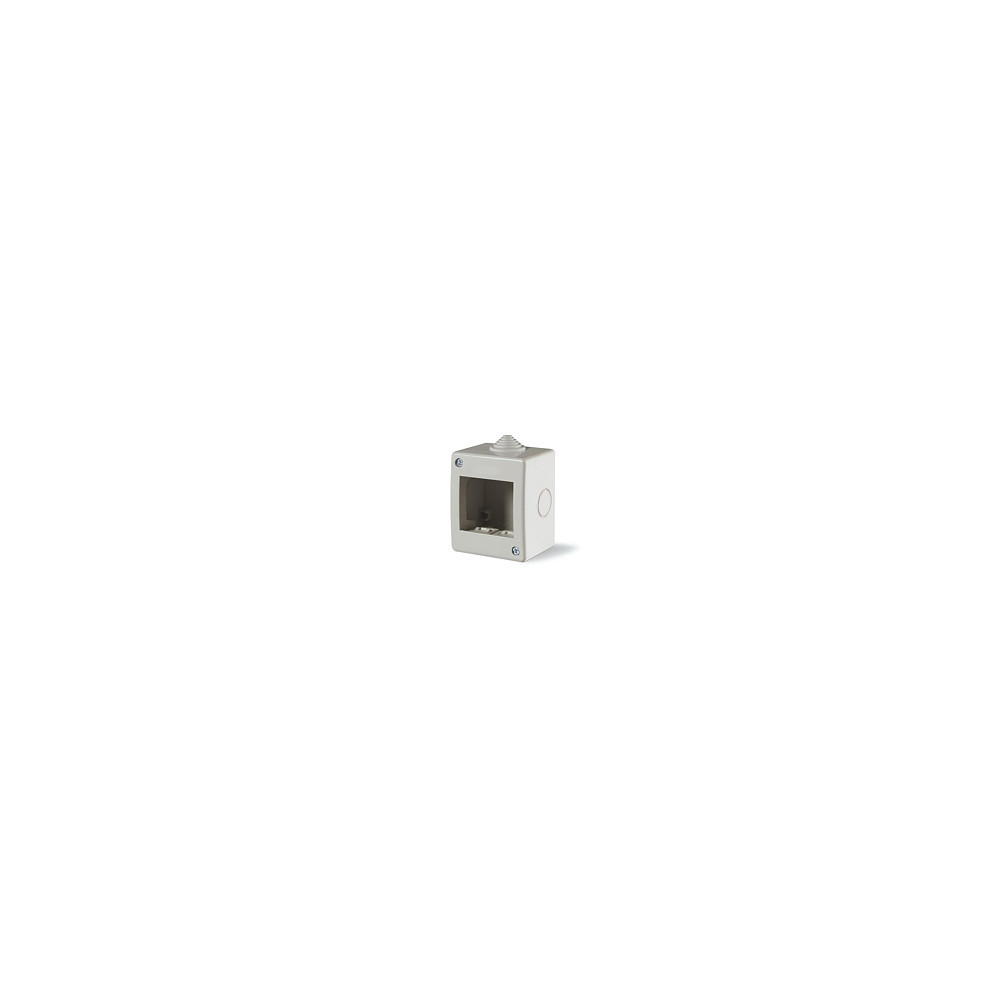 UNIVEL serie EVOLUTION 4122 Contenitore da parete 2 modulo IP40 per frutti EVOLUTION e Bticino MAGIC
