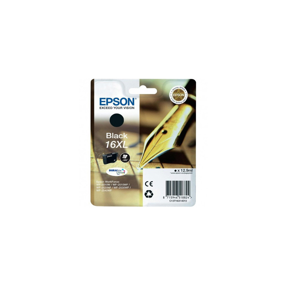 EPSON T16XL BLACK (C13T16314010) - CARTUCCIA ORIGINALE AD ALTA EFFICIENZA