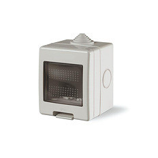 UNIVEL serie EVOLUTION 5122 Contenitore da parete 2 moduli IP55 per frutti EVOLUTION e Bticino MAGIC