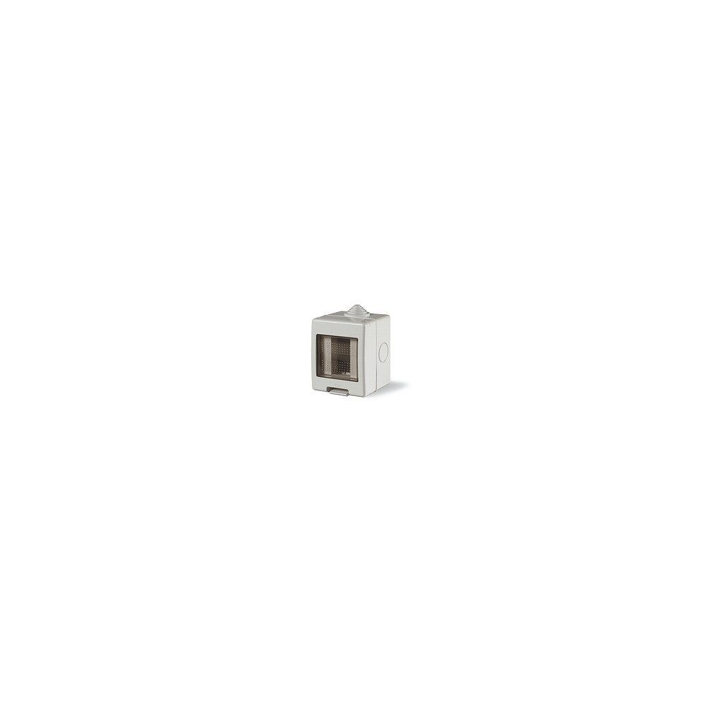 UNIVEL serie EVOLUTION 5121 Contenitore da parete 1 modulo IP55 per frutti EVOLUTION e Bticino MAGIC