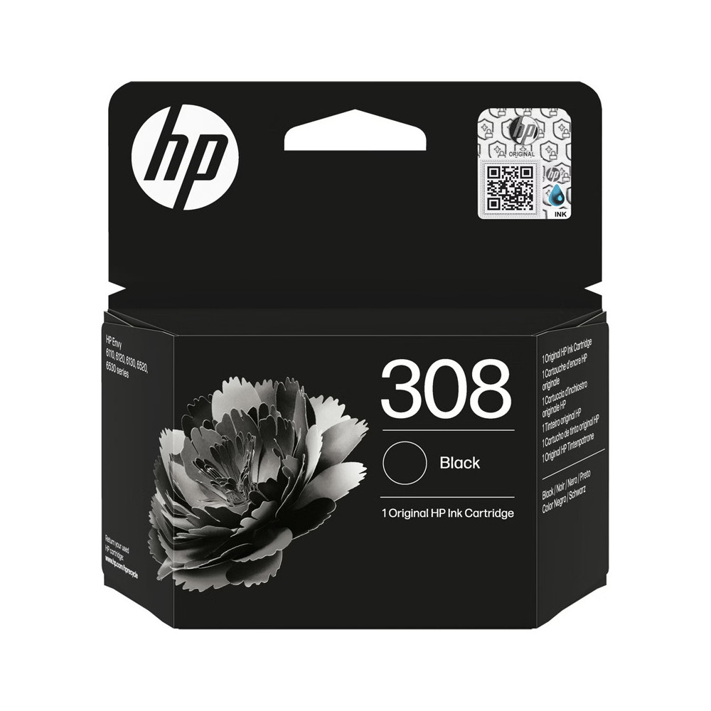HP 308 BLACK (7FP21UE) - CARTUCCIA ORIGINALE