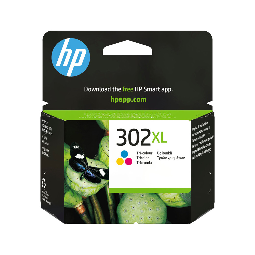 HP 302XL / 304XL COLORE (B7RT8AE) - CARTUCCIA ORIGINALE