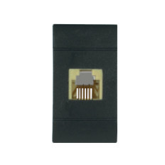 UNIVEL serie EVOLUTION 6461.64 Presa Telefonica RJ11 Plug 6/4, 1 modulo, ANTRACITE