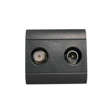 UNIVEL serie EVOLUTION 6434 Presa TV-SAT, 2 moduli, ANTRACITE