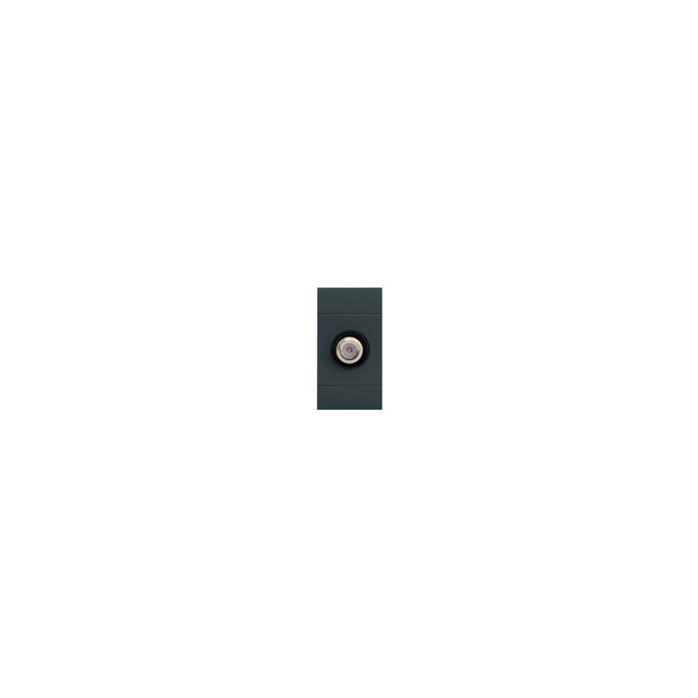 UNIVEL serie EVOLUTION 6433 Presa Coax/Sat/Cat. F diretta, 1 modulo, ANTRACITE