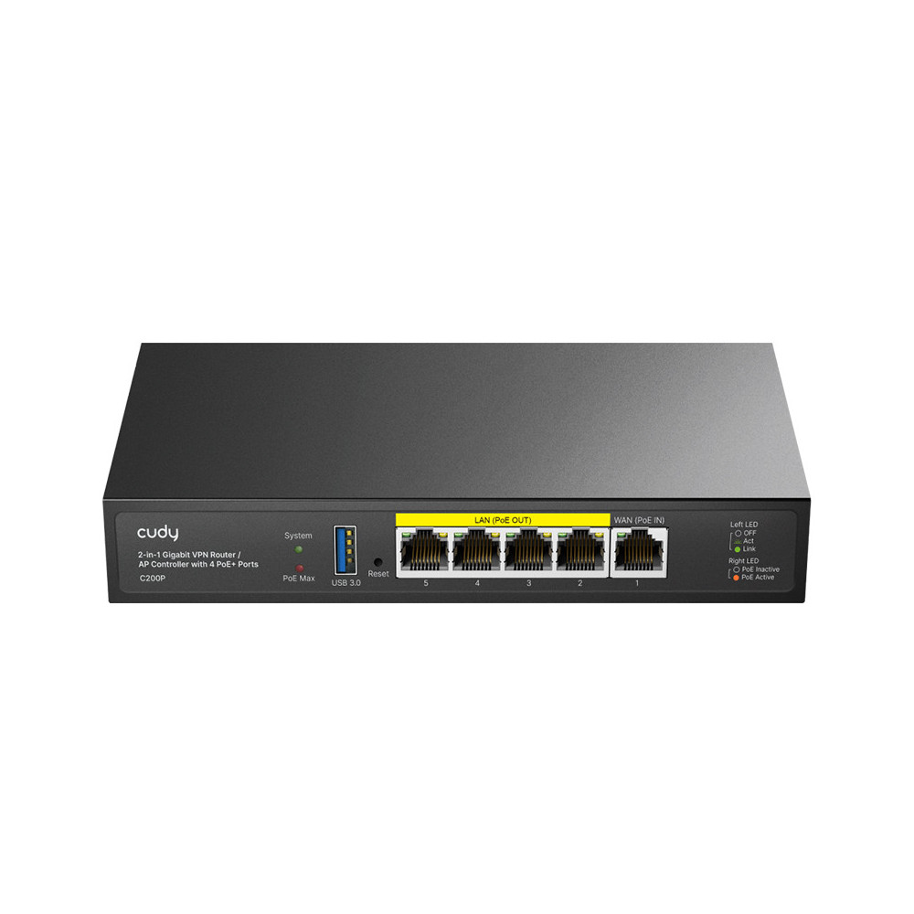 CUDY C200P - ROUTER 2-IN-1 SMB AP CONTROLLER