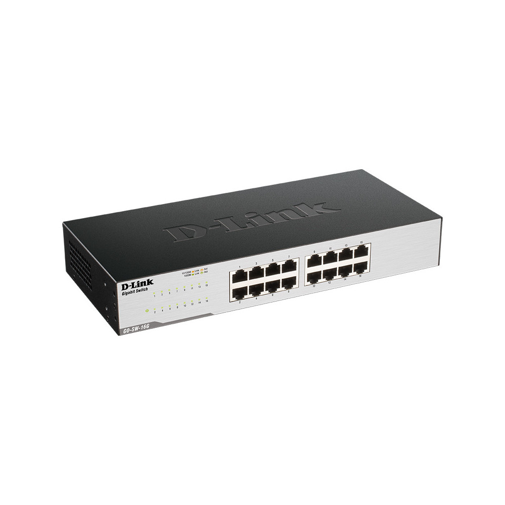D-LINK GO-SW-16G - EASY DESKTOP SWITCH 16 PORTE GIGABIT