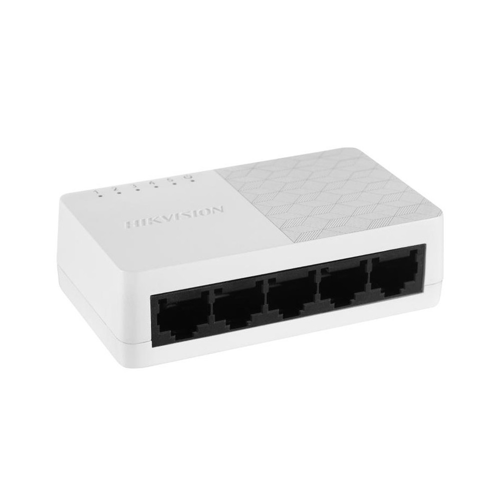 HIKVISION DS-3E0505D-O - SWITCH 5PT LAN DESKTOP 10/100/1000M RJ45 CASE PLASTICA