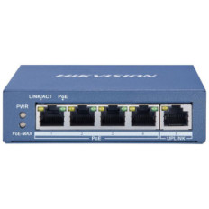 HIKVISION DS-3E0505P-E/M - UNMANAGED SWITCH 4PT POE GIGABIT + 1PT UPLINK
