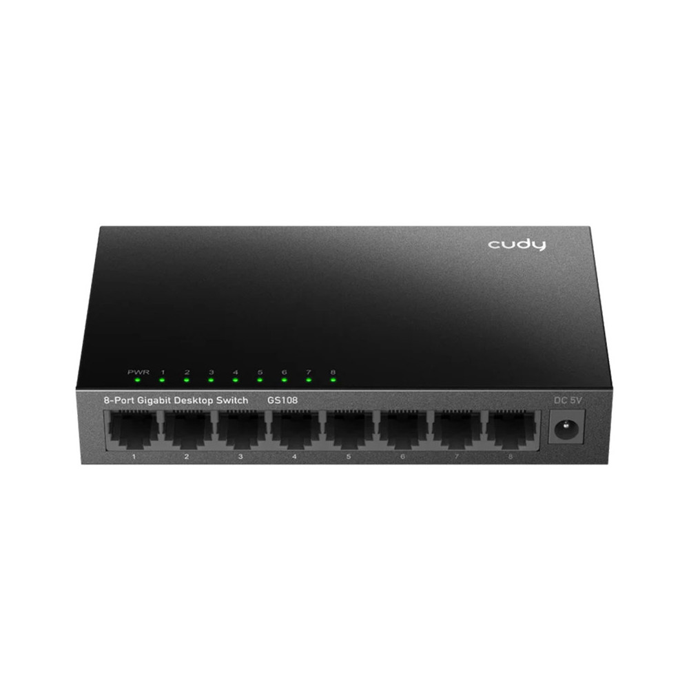 CUDY GS108 - SWITCH 8 PT GIGABIT - METAL CHASSIS