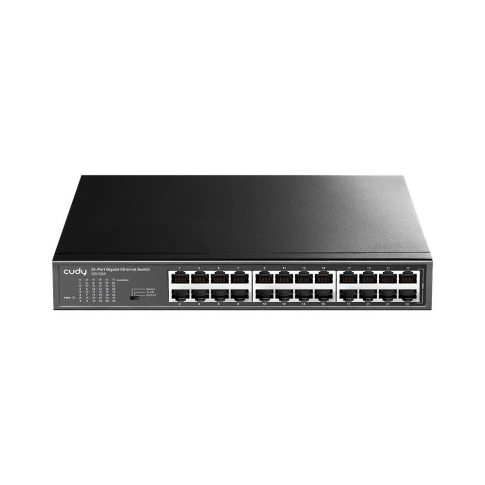 CUDY GS1024 - SWITCH 24 PT GIGABIT - METAL CHASSIS