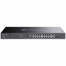 OMADA (TP-LINK) ES220GMP - SWITCH EASY MANAGED 20 PT LAN GIGABITCON 16 PT POE+ - MONT. RACK 1U 19"